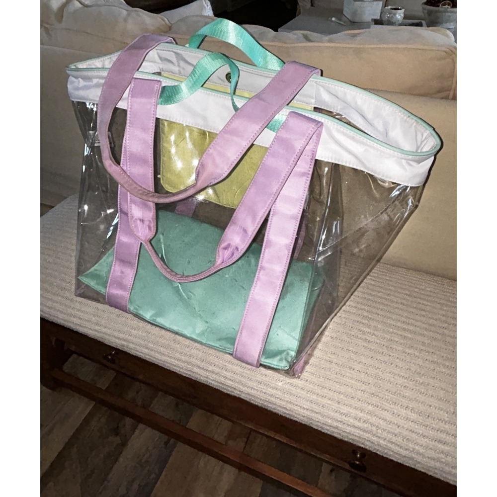 Stoney Clover Lane X Target Transparent Beach Tote Bag NWT